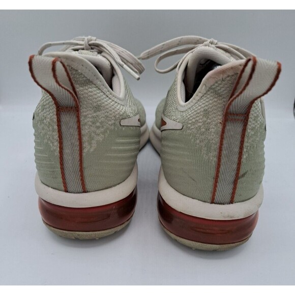 Nike Air Max Sequent 4 Light Bone Fly Knit Gray & Orange Men's 11.5 AO4485-007 - Picture 3 of 16